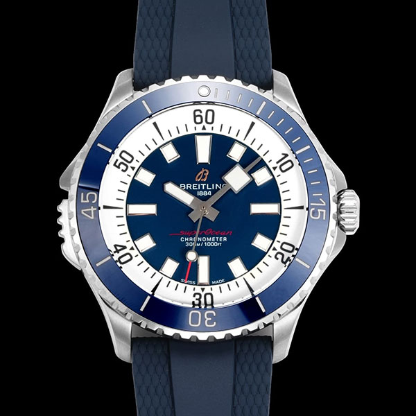 【BLS製】ブライトリングコピー スーパーオーシャン オートマティック 46 ブラックスティール A17378E71C1S1